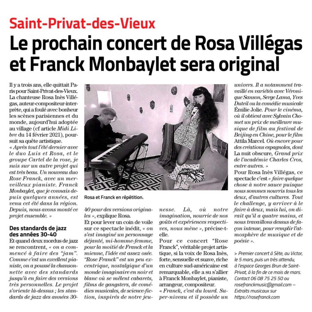 Article Midi Libre Fevrier 2022